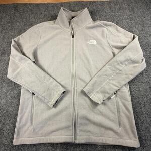 The North Face Men's Full-Zip Fleece Jacket XL Gray #1205